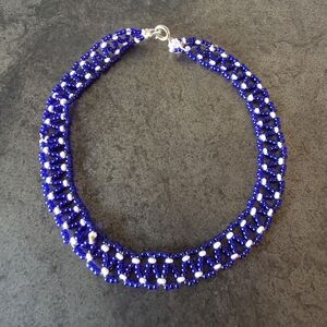 Beaded Choker Necklace From Mexico *Very Small- Check Measurements*